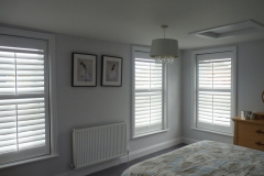 Shutters Fitted to Three Windows in Bedroom