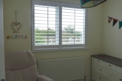 Shutters Fitted to Nursery Bedroom Window