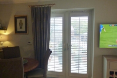 Shutters only (no frame) mounted to patio doors