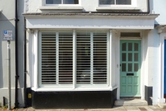 Tall Shutters On Ground Floor Window For Privacy
