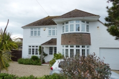Large House with Shutter Fitted to Two Round Bay Windows