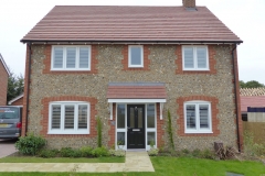 Full House of Plantation Shutters From The Outside