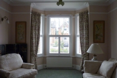 Half Height Shutters in Angled Bay Window in Lounge