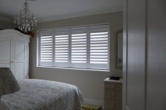 Four Panel TPost Shutter in Bedroom