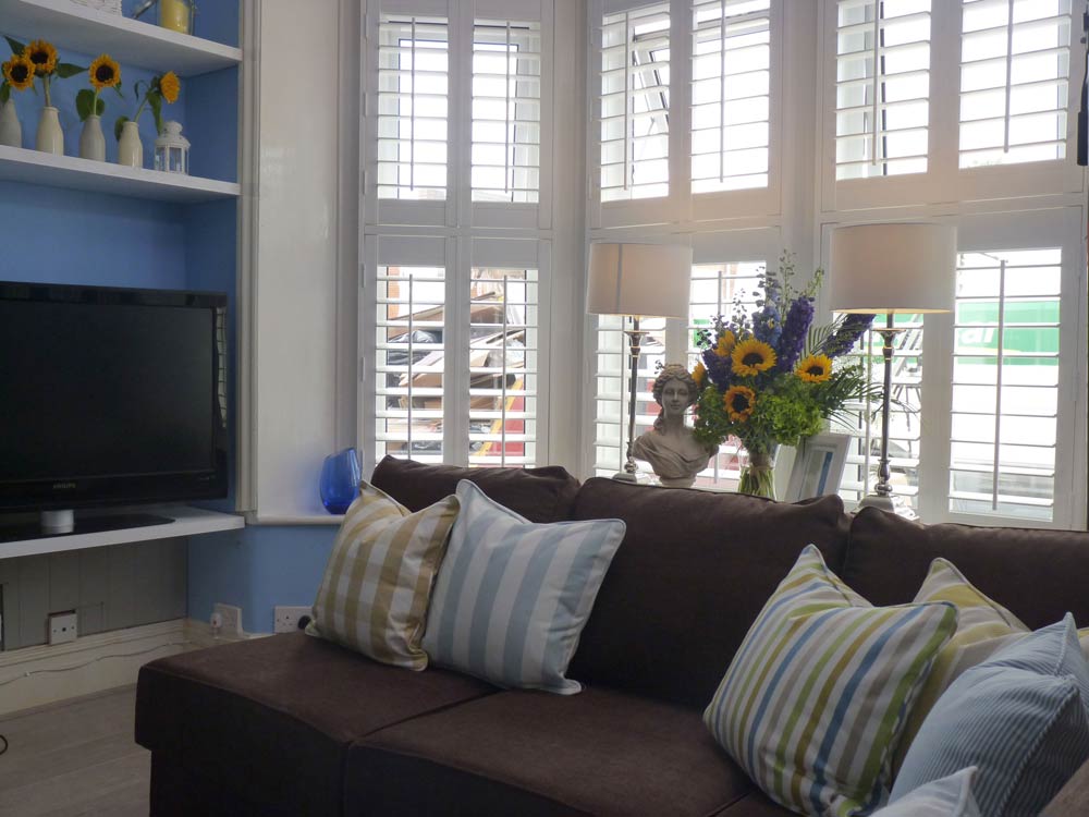 Fitted Vinyl shutters on ITV 60min makeover with Peter Andre as host