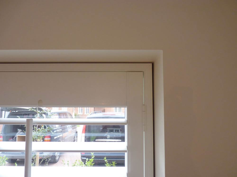 Fauxwood shadow gap on kitchen shutters