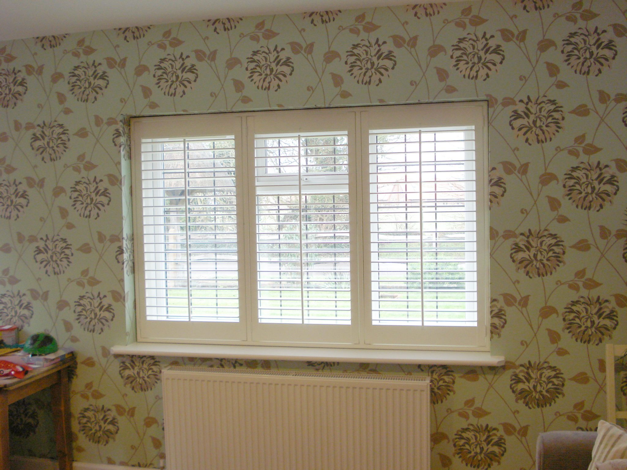 Louvre shutters blade size Opennshut