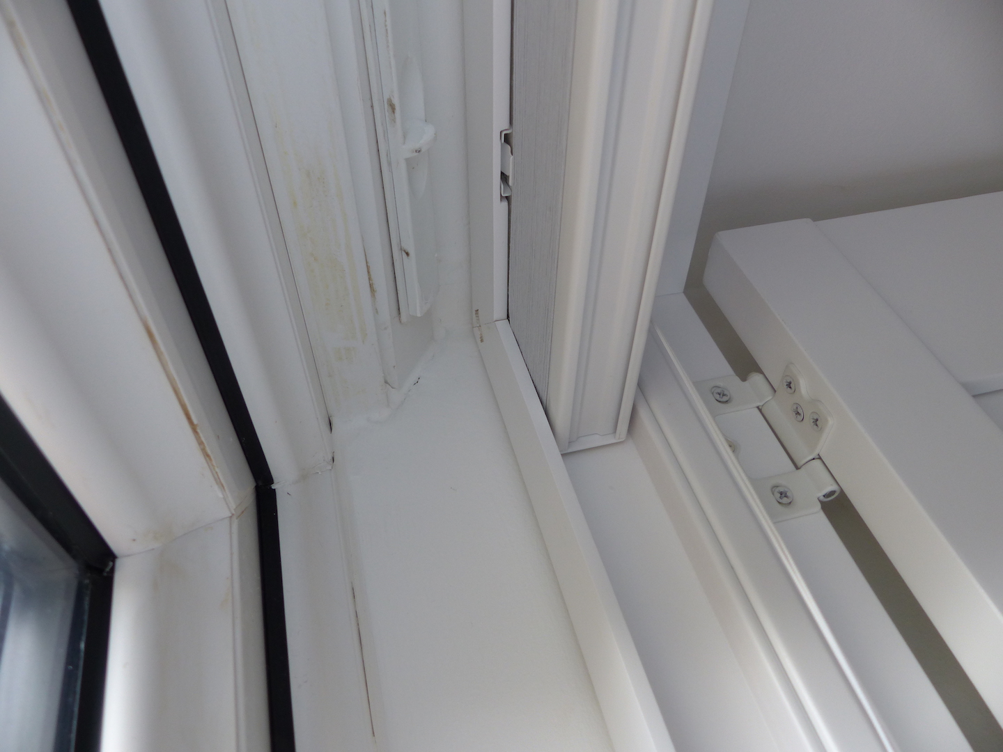 Top view of inner blackout frame