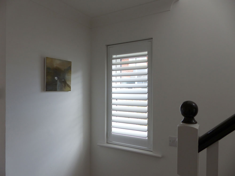 Full Height Shutters Fitted to Single Window in Hall