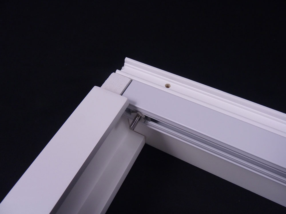 Top track corner without pelmet Top track corner without pelmet