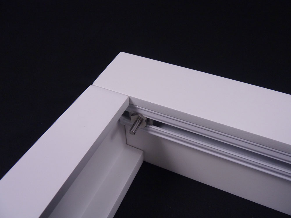 Top track corner with pelmet Top track corner with pelmet