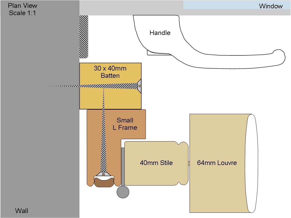 Battens - 30x40 spaced away