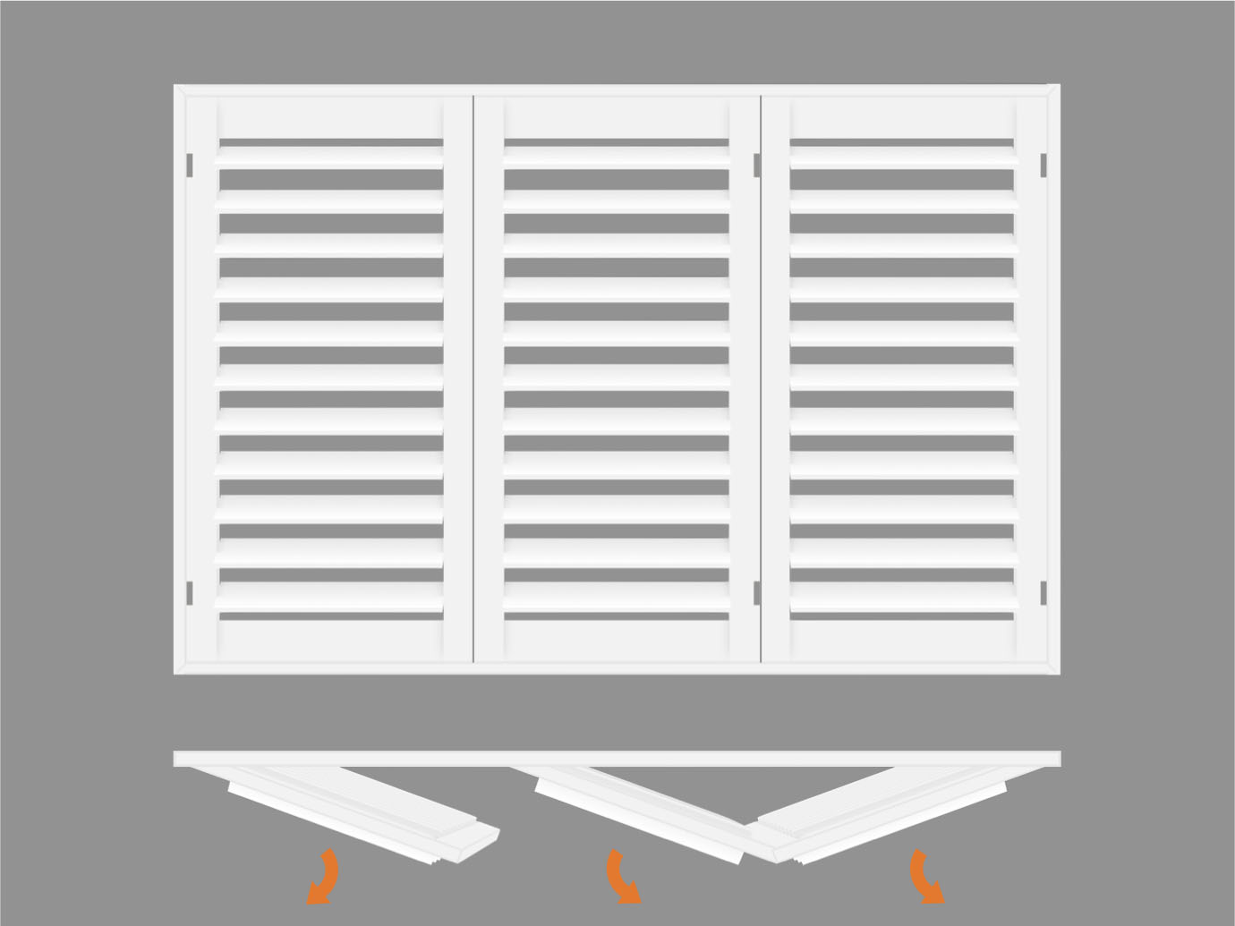 Shutter Side Magnets with Butt Stile