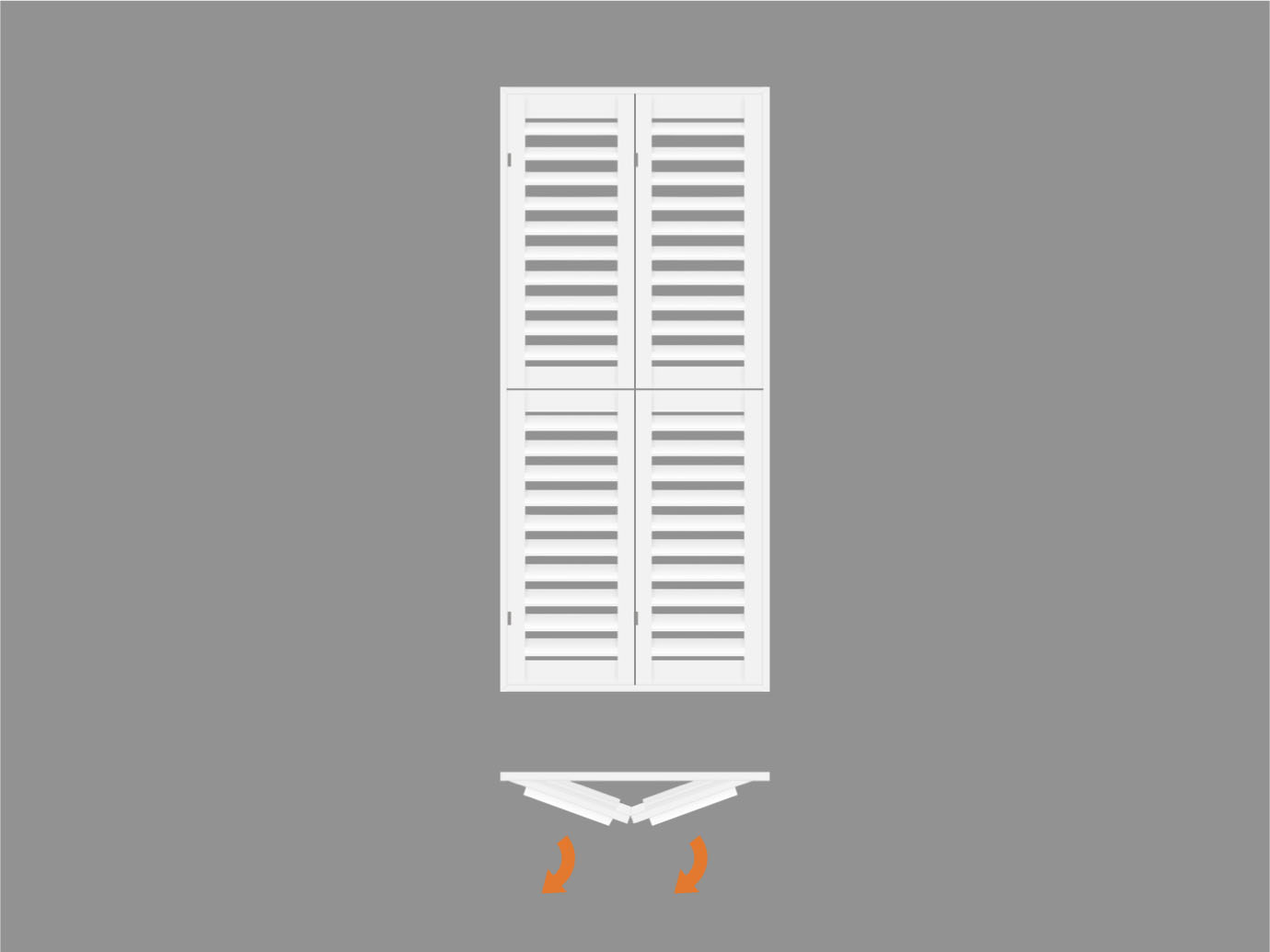 Shutter Side Magnets with Butt Stile
