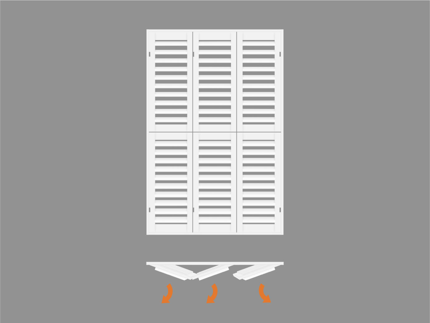 Shutter Side Magnets with Butt Stile