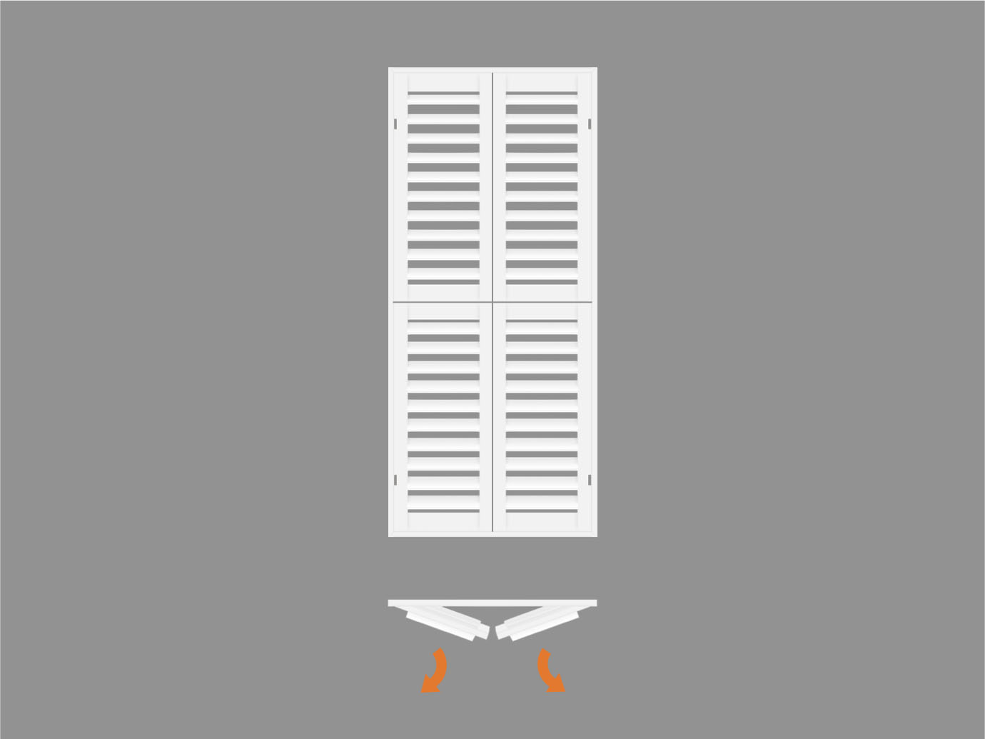 Shutter Side Magnets with Butt Stile