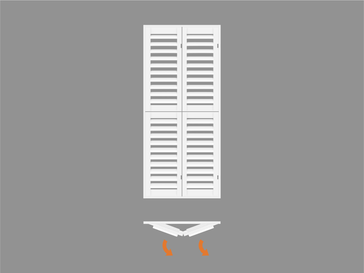 Shutter Side Magnets with Butt Stile