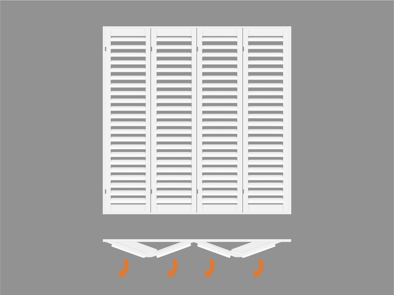 Shutter Side Magnets with Butt Stile