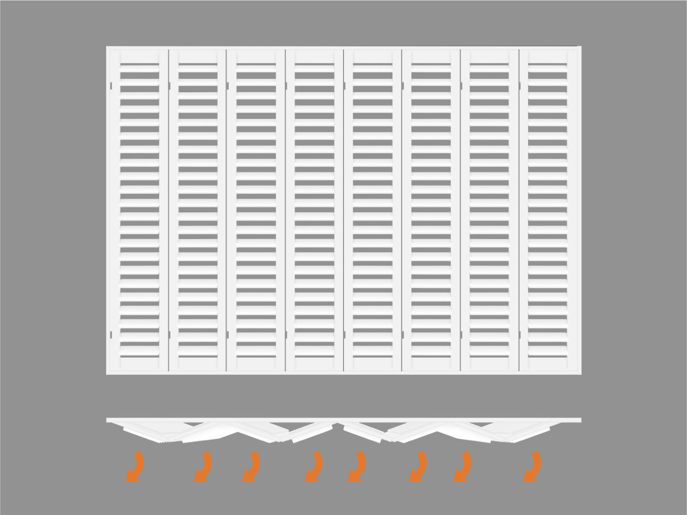 Shutter Side Magnets with Butt Stile