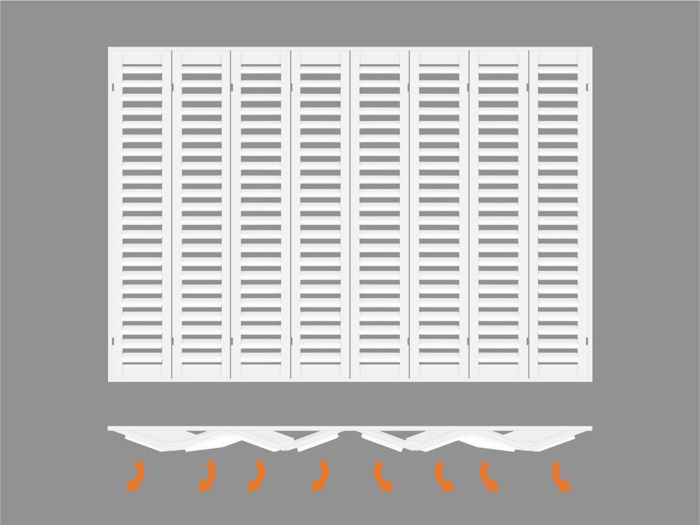 Shutter Side Magnets with Butt Stile