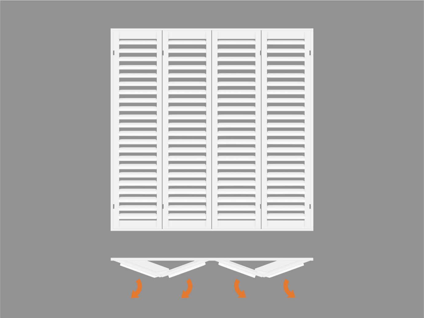 Shutter Side Magnets with Butt Stile