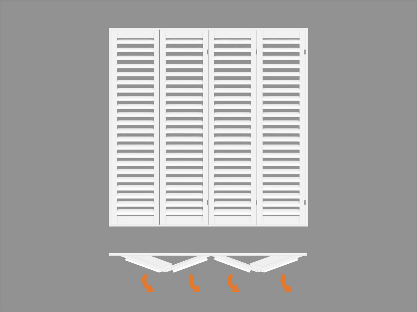 Shutter Side Magnets with Butt Stile