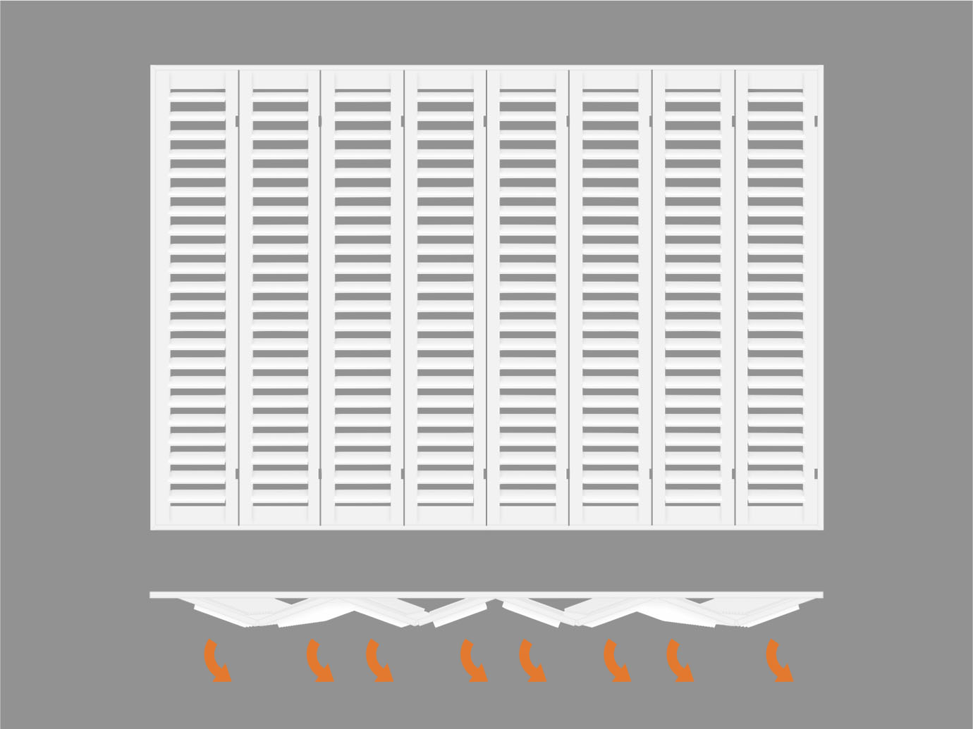 Shutter Side Magnets with Butt Stile